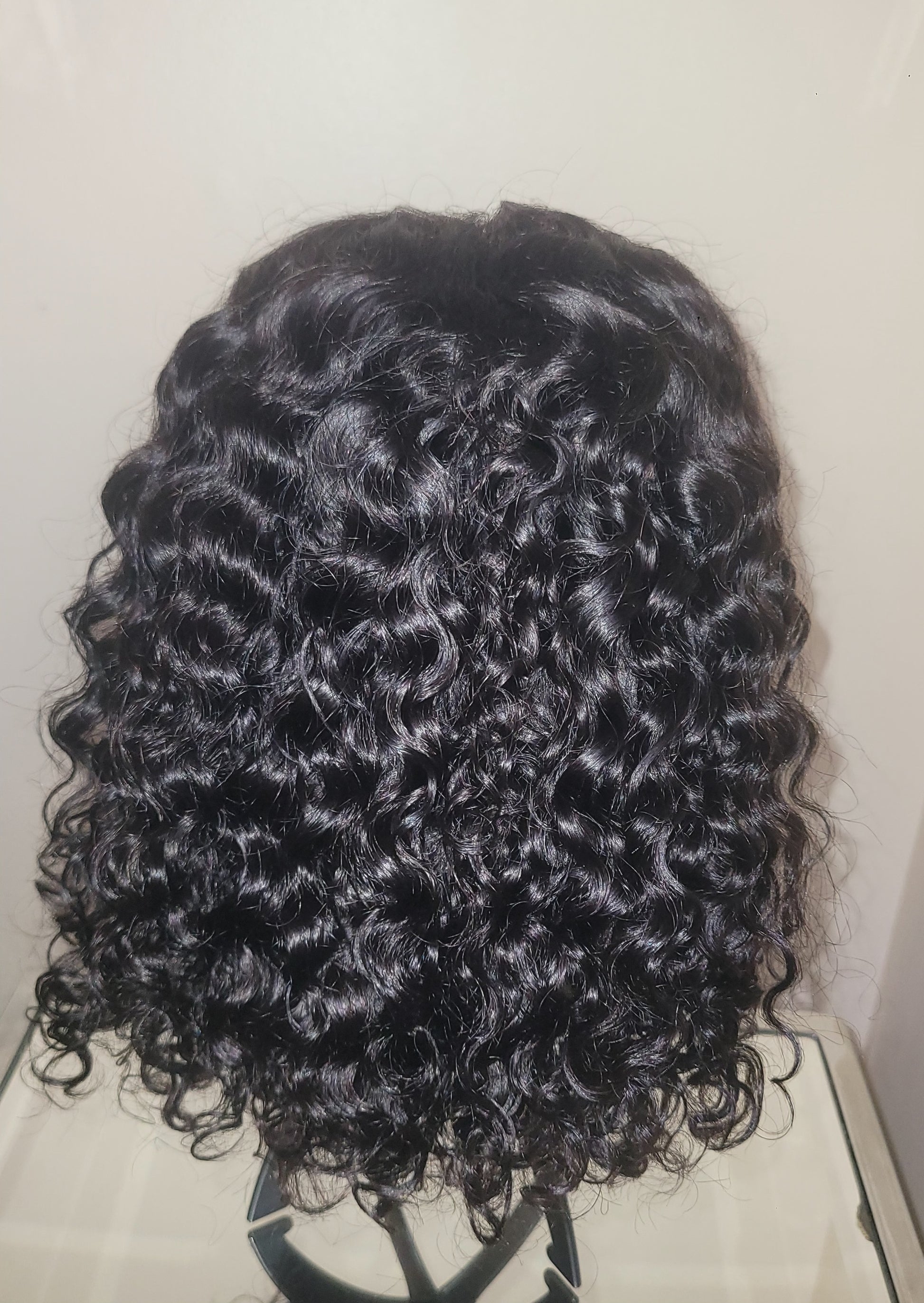 BLACK WATERWAVE WIG