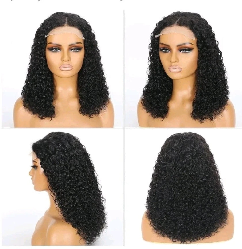 BLACK WATERWAVE WIG